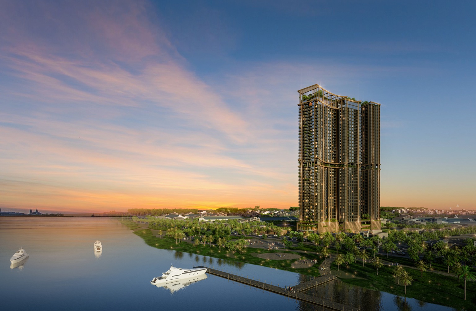 Phân tích phong thủy A&T Saigon Riverside: Vị thế "Tọa sơn hướng thủy" và Dòng chảy vượng khí