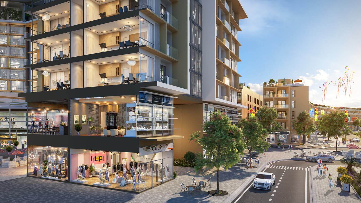 shophouse khối đế aria bay tower hạ long