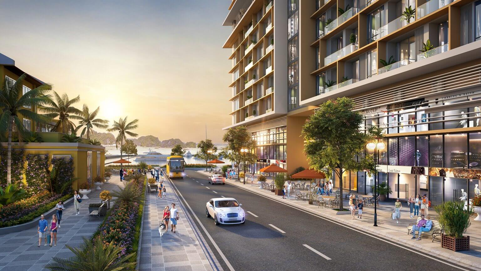 shophouse khối đế aria bay tower hạ long