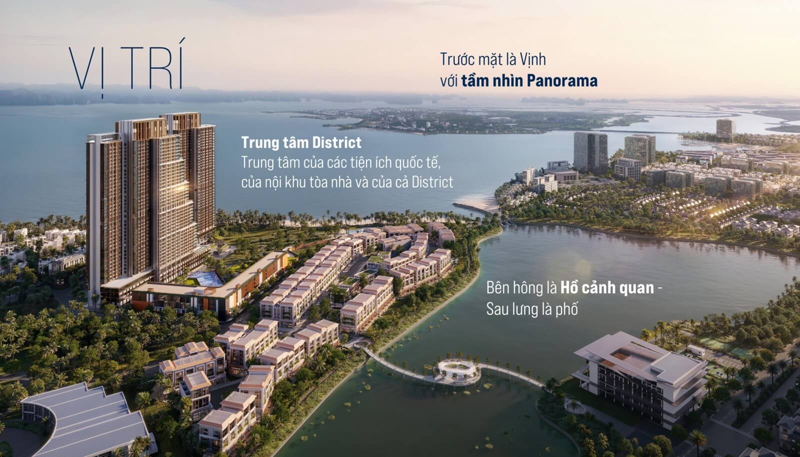 vị trí dự án aria bay hạ long